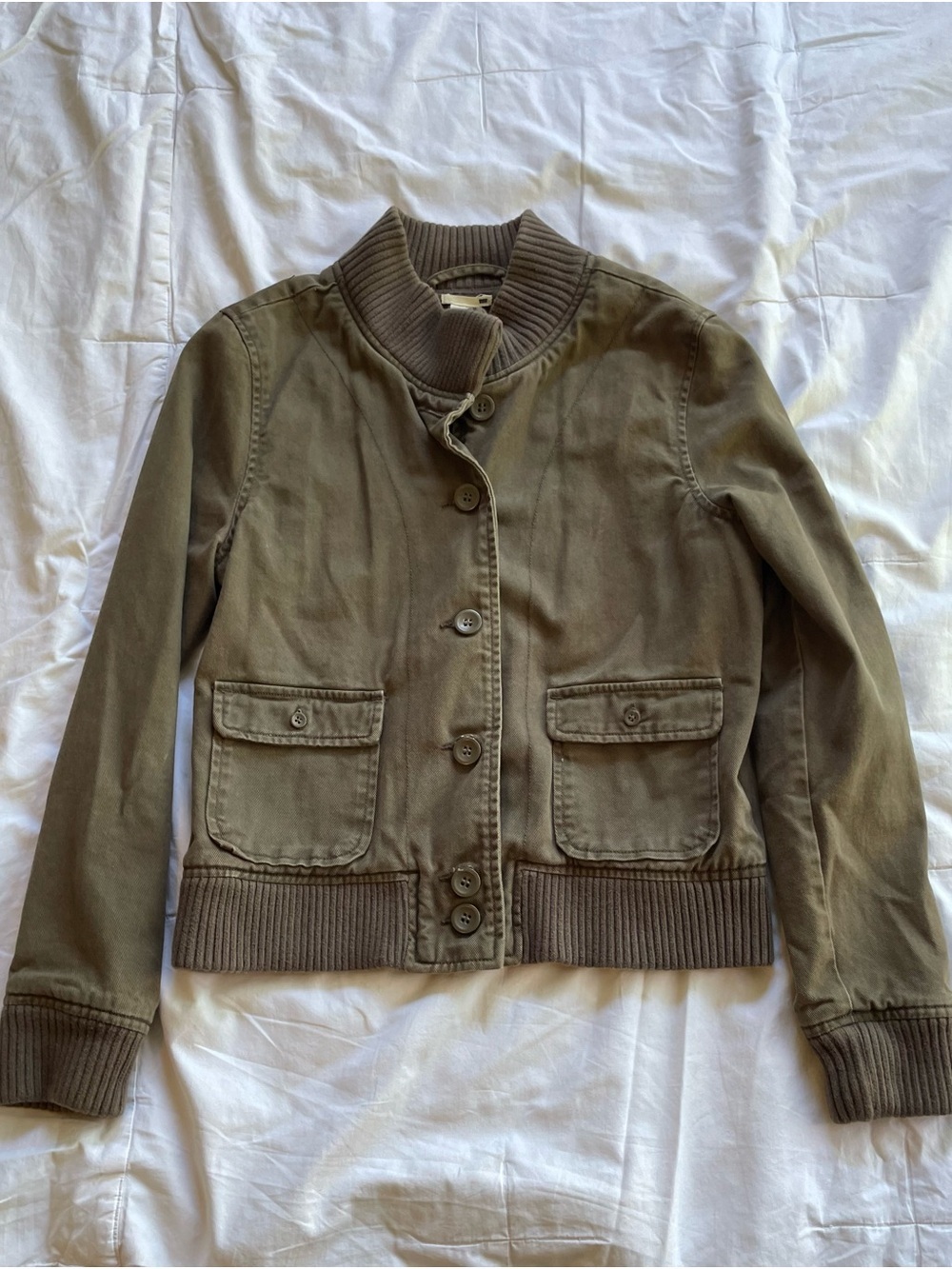 Levi’s Olive Green Women's Utility Bomber Jacket Size Medium